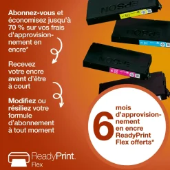 Solution d’impression Jet d’Encre A4 sans fil WorkForce Pro WF-4920 et 6 mois d’approvisionnement en encre offerts avec l’abonnement à ReadyPrint*