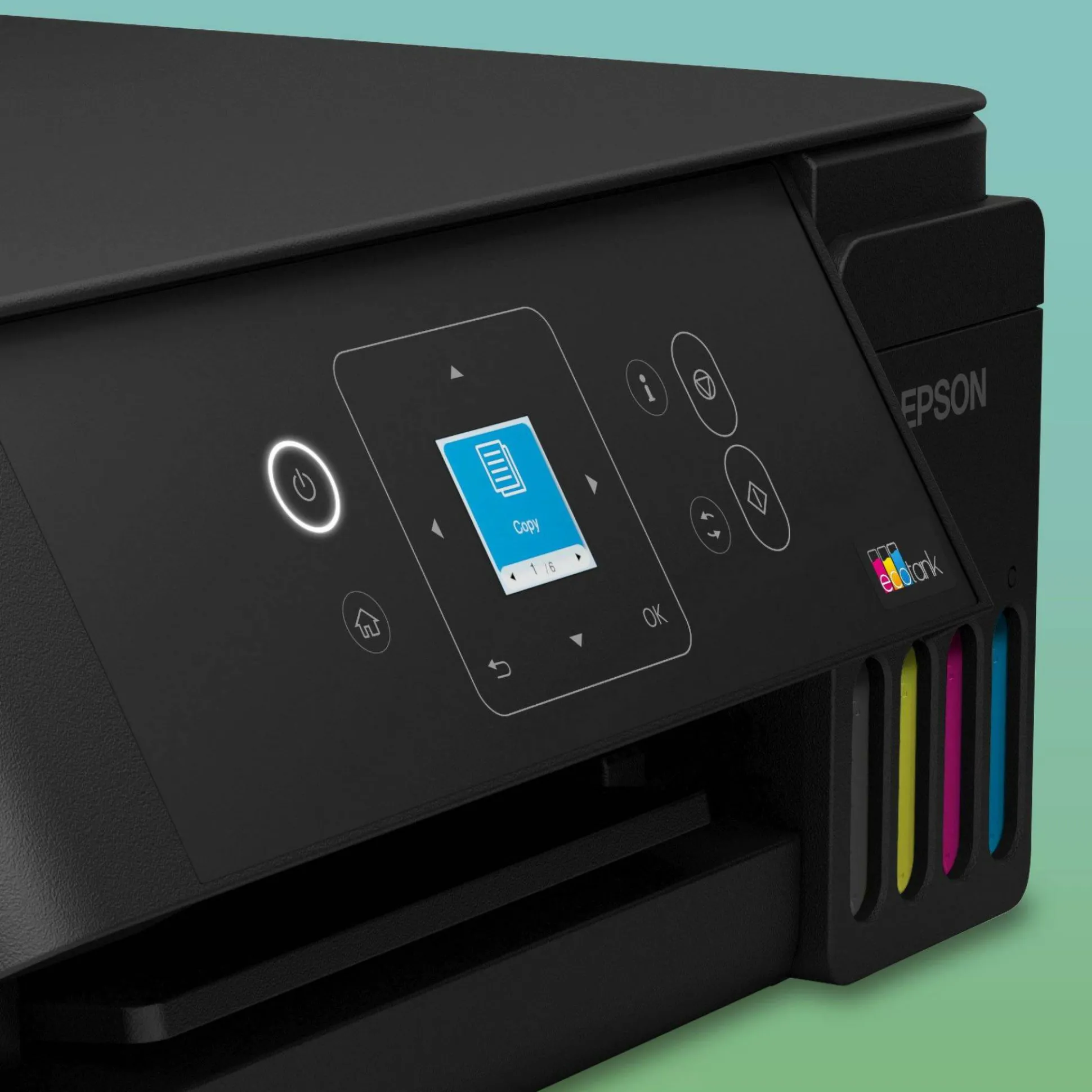 Solution d’impression multifonction A4 Wi-Fi et AirPrint EcoTank ET-2921 équipée de réservoirs d’encre, écran LCD et jusqu’à 3 ans d’encre inclus