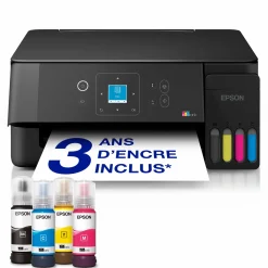 Solution d’impression multifonction A4 Wi-Fi et AirPrint EcoTank ET-2925 équipée de réservoirs d’encre, écran LCD et jusqu’à 3 ans d’encre inclus