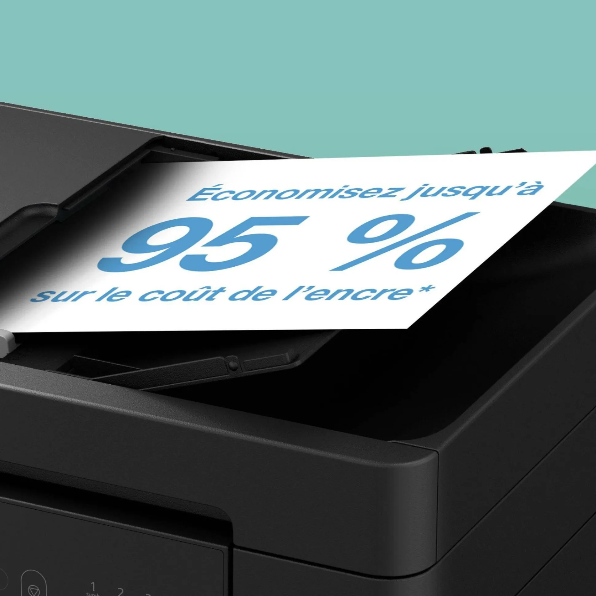 Solution d’impression multifonction A4 Wi-Fi et AirPrint EcoTank L5390 équipée de réservoirs d’encre, d’un écran LCD et d’un chargeur automatique de documents, avec jusqu’à 3 ans d’encre inclus