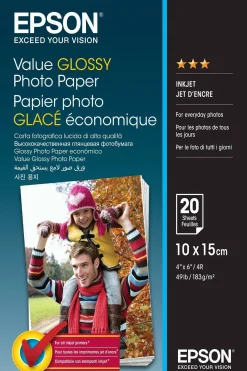 Value Glossy Photo Paper 10x15cm 20 sheet