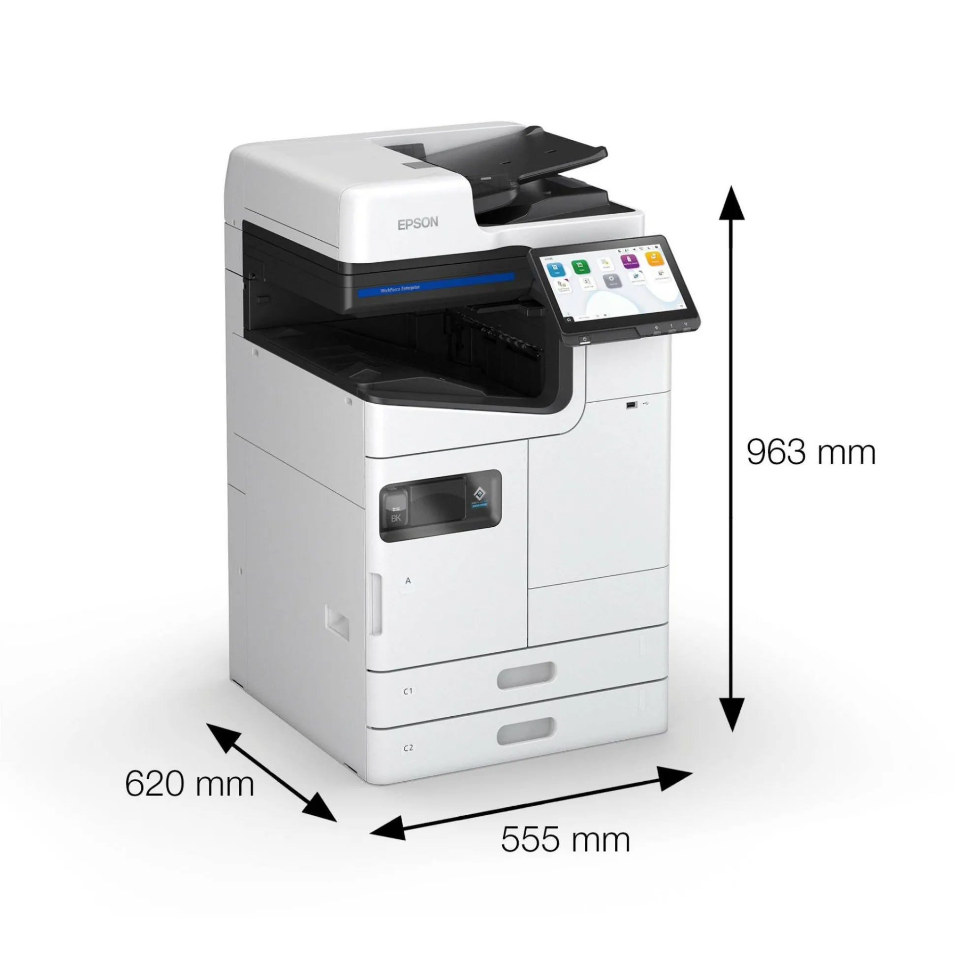 WorkForce Enterprise AM-M5500 A3 monochrome, compacte avec une faible consommation électrique1